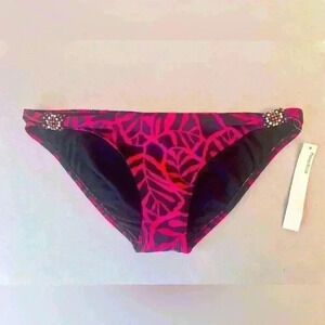 Woman’s swim Bikini Bathing Suit Bottom Only Perry Ellis Size Medium